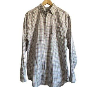 Vineyard Vines men’s classic Murray plaid shirt Medium 100%cotton